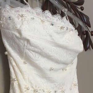 Betsy & Adam • Ivory Lace Gown